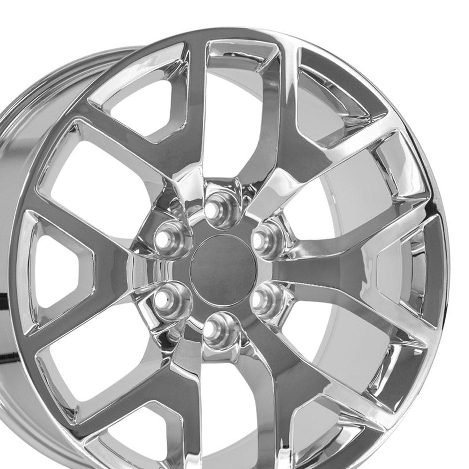 OE Wheels 20" Replica CV92 fits GMC Sierra 20x9 Chrome - CV92-20090-6550-27C