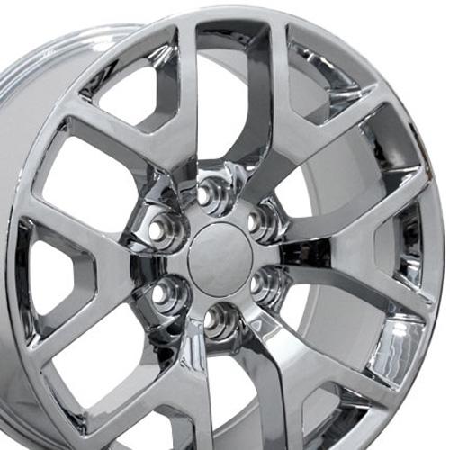 OE Wheels 22" Replica CV92 fits GMC Sierra 22x9 Chrome - CV92-22090-6550-31C