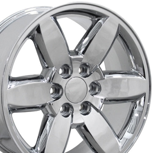 OE Wheels 20" Replica CV94 fits Chevrolet Silverado 20x8.5 Chrome - CV94-20085-6550-31C