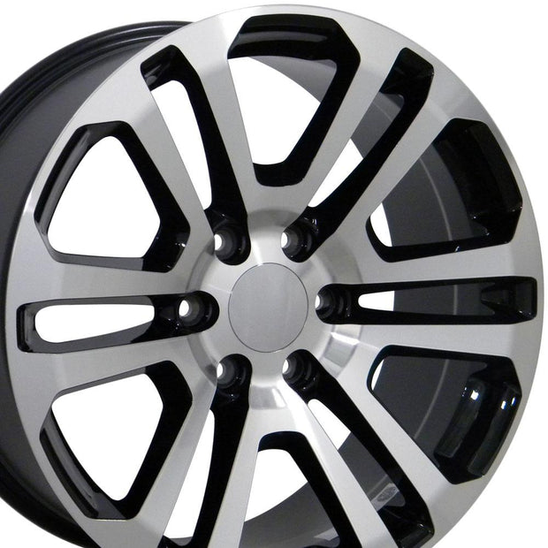 OE Wheels 20" Replica CV99 fits GMC Sierra 20x9 Machined - CV99-20090-6550-31MB