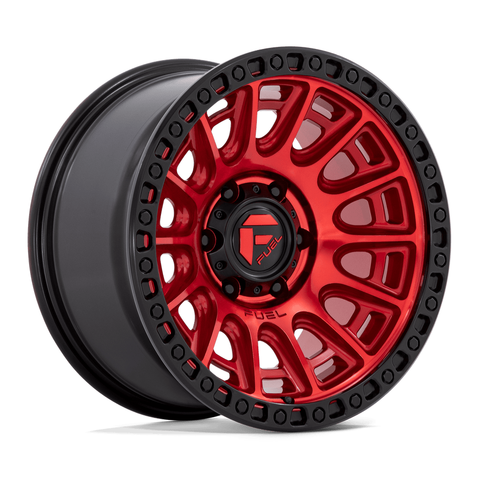 Fuel 1PC D834 Cycle 17x9 5x127 C-RED-BLK-RG - D83417907550
