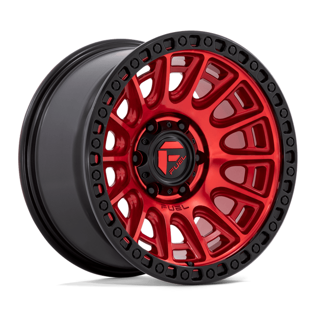 Fuel 1PC D834 Cycle 17x9 5x127 C-RED-BLK-RG - D83417907550