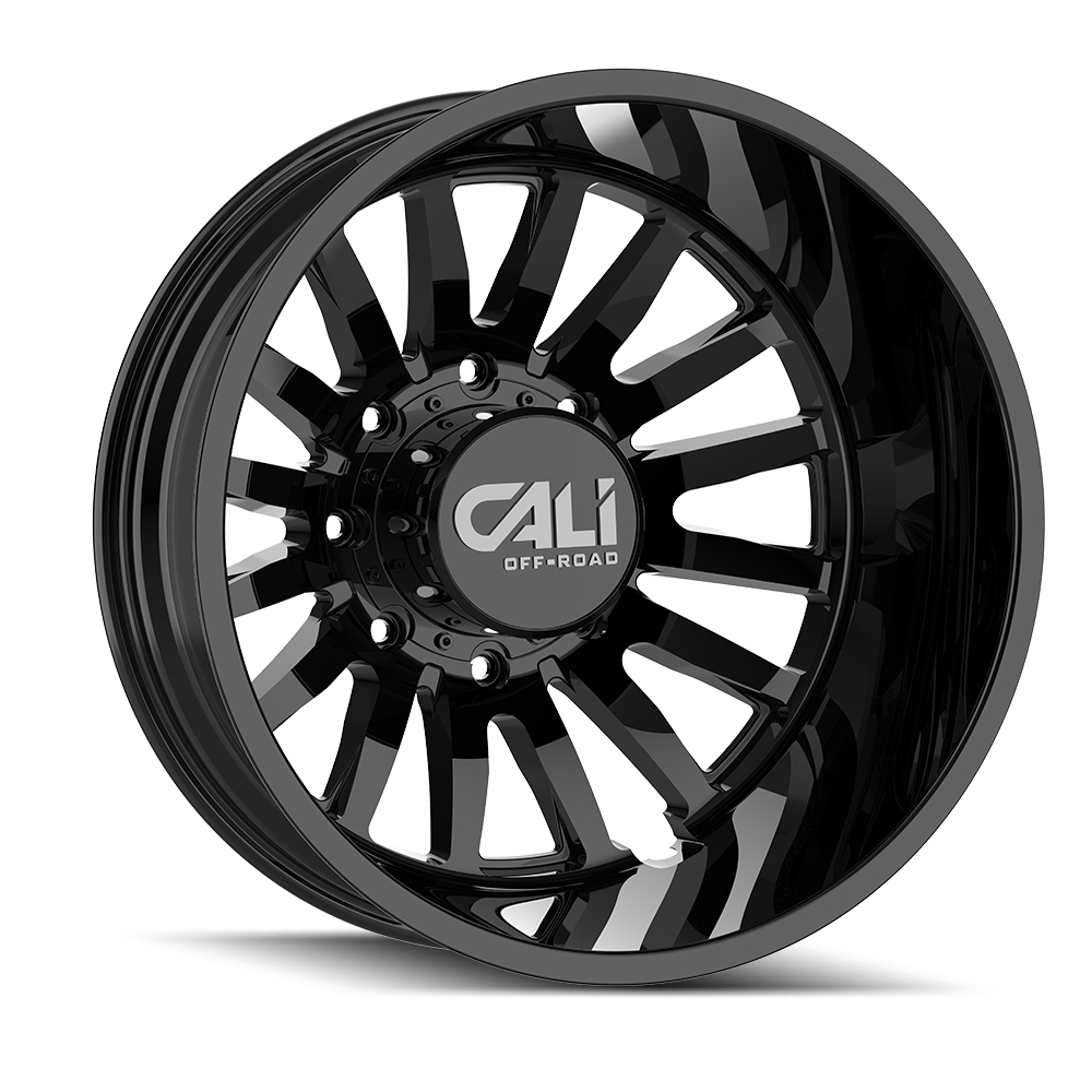 CALI SUMMIT DUALLY 9110D GLOSS BLACK 20X8.25 8-200 -192MM 142MM