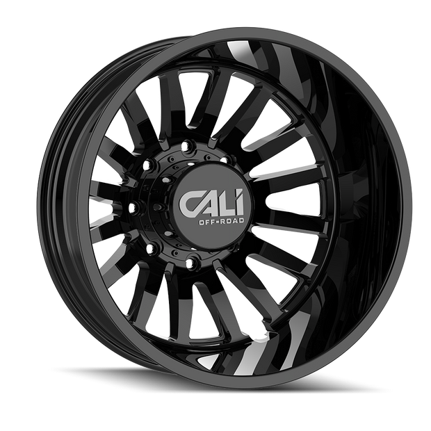CALI SUMMIT DUALLY 9110D GLOSS BLACK 20X8.25 8-200 -232MM 142MM