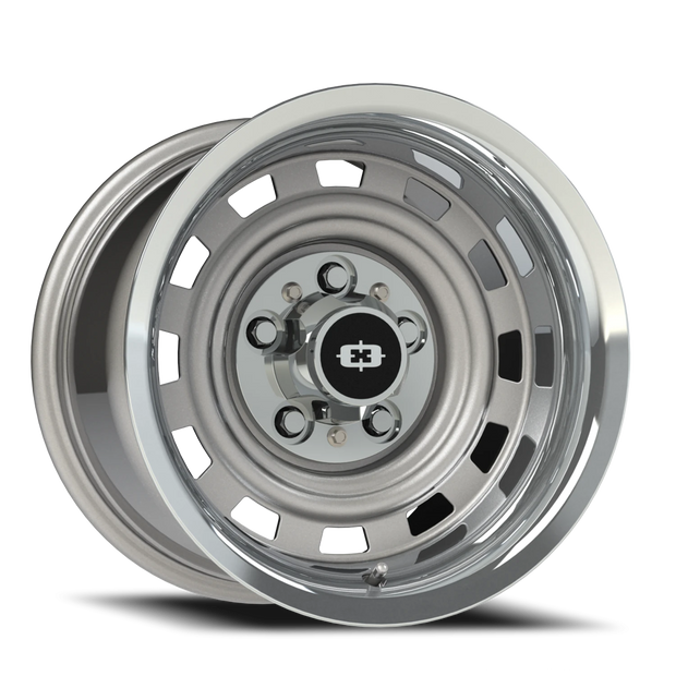 Vision Cheyenne 15x8 5x127 -18mm Silver Machined Lip : 54-5873SML-18