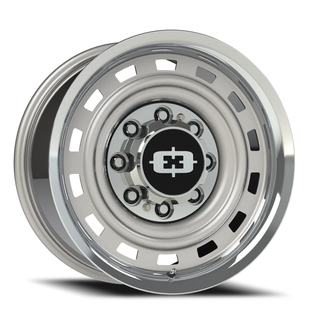 Vision Cheyenne 20x10 8x165.1 -25mm Silver Machined Lip : 54-20081SML-25