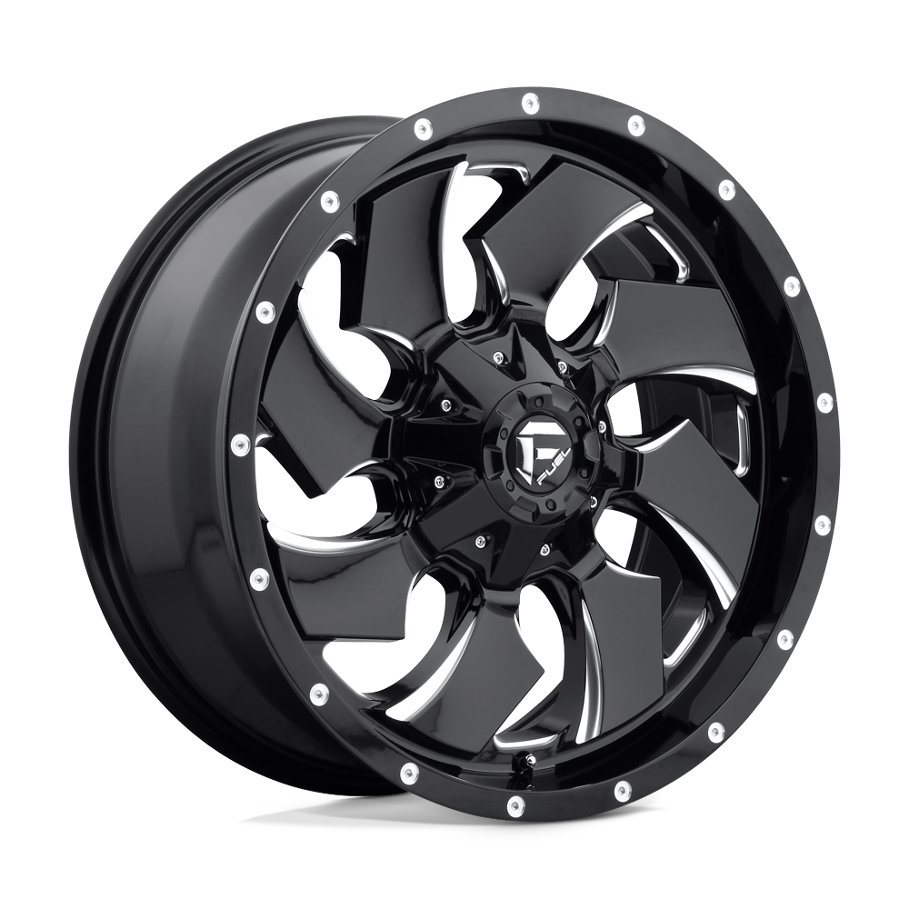 Fuel 1PC D574 Cleaver 20x9 6x135/6x139.7 GL-BLK-MIL - D57420909857