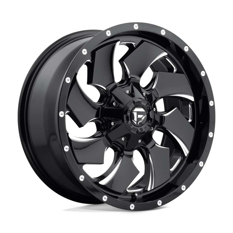 Fuel 1PC D574 Cleaver 20x9 6x135/6x139.7 GL-BLK-MIL - D57420909857