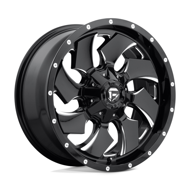 Fuel 1PC D574 Cleaver 20x9 6x135/6x139.7 GL-BLK-MIL - D57420909857