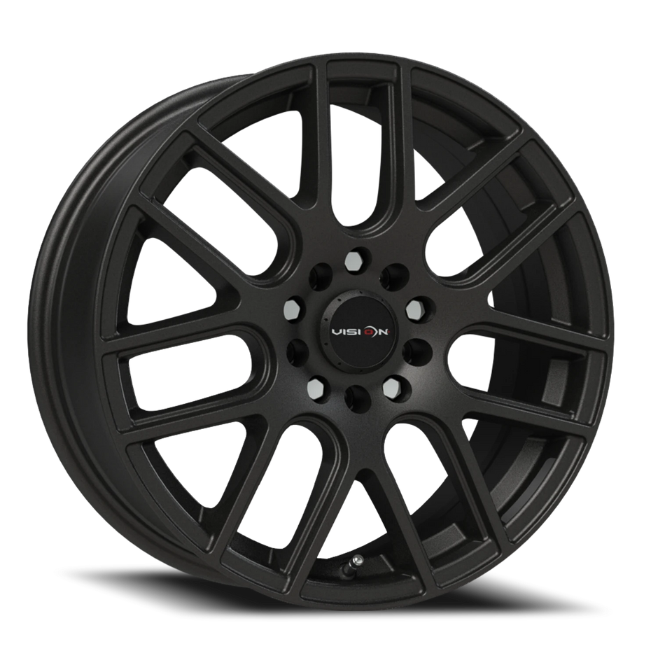 Vision Cross II 16x7 5x112 38mm Matte Black : 426H6719MB38