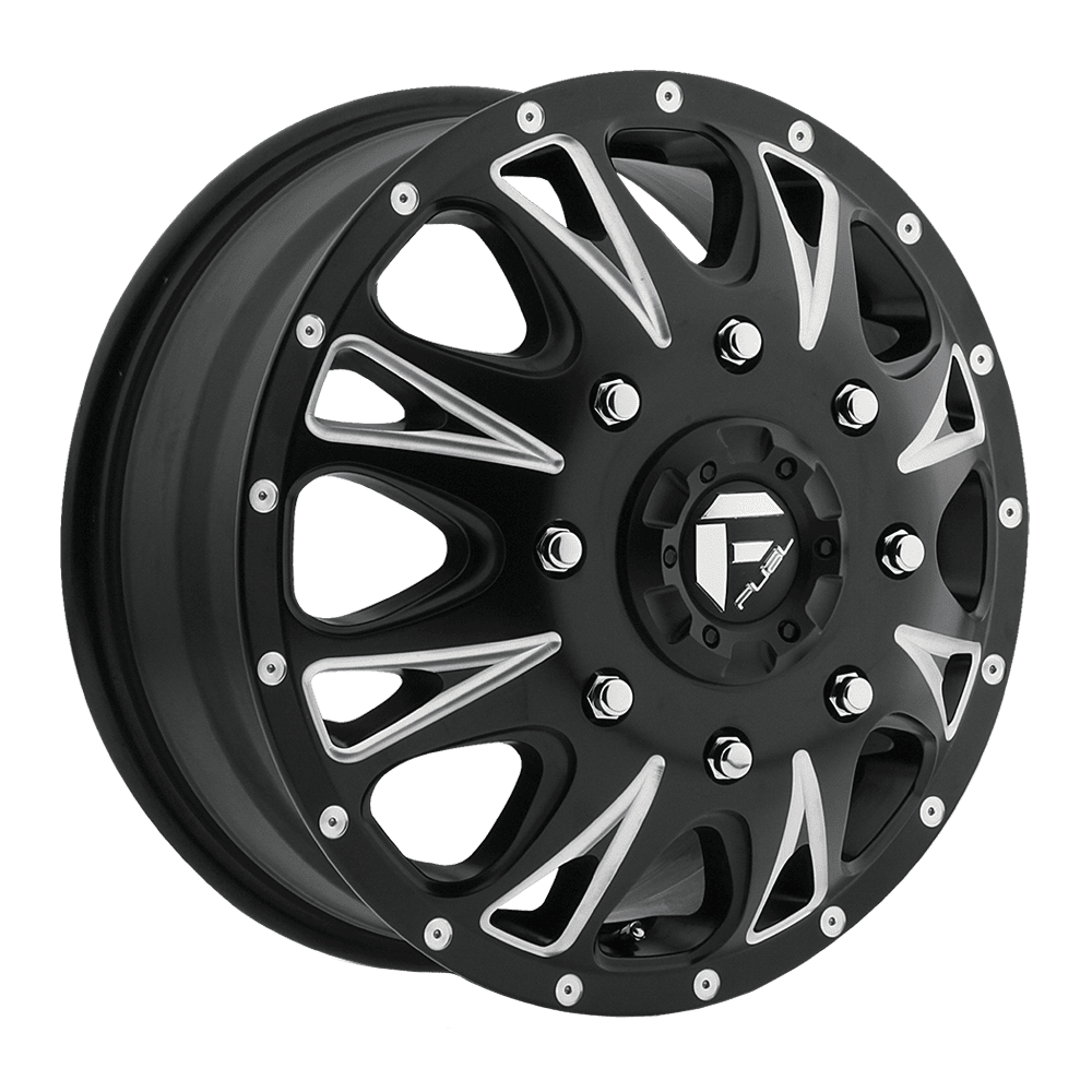 Fuel 1PC D513 Throttle 17x6.5 8x165.1 MT-BLK-MIL - D513176582F