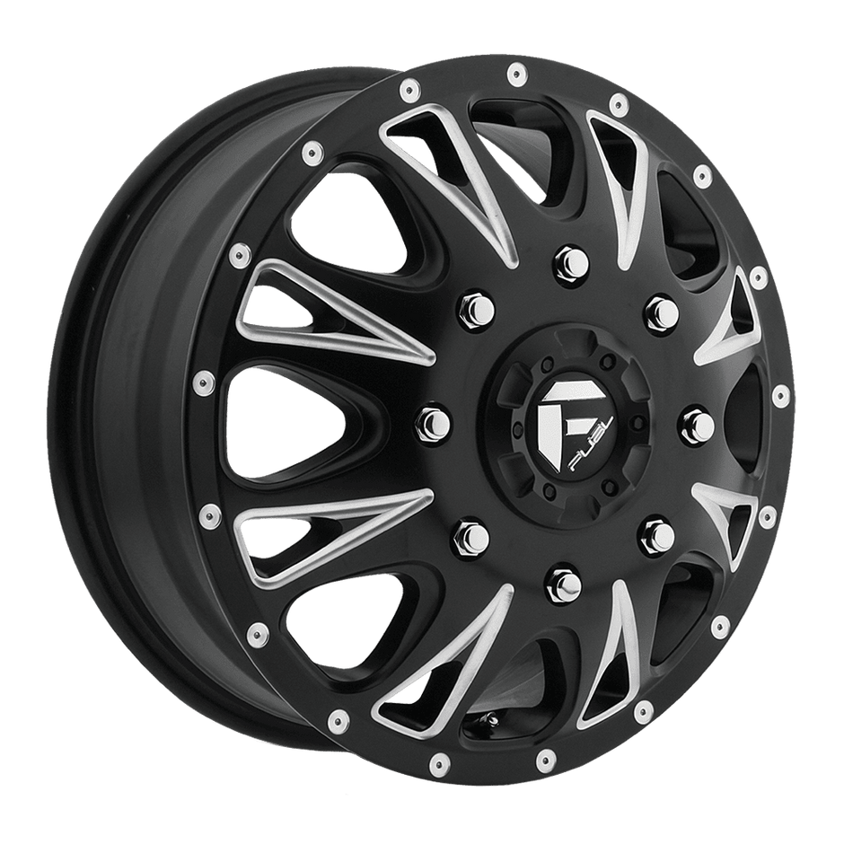 Fuel 1PC D513 Throttle 17x6.5 8x200 MT-BLK-MIL - D513176592F