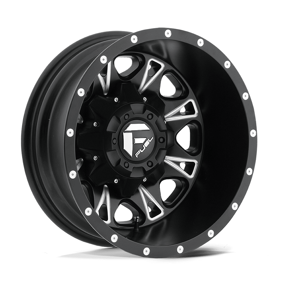 Fuel 1PC D513 Throttle 17x6.5 8x165.1 MT-BLK-MIL - D513176582R