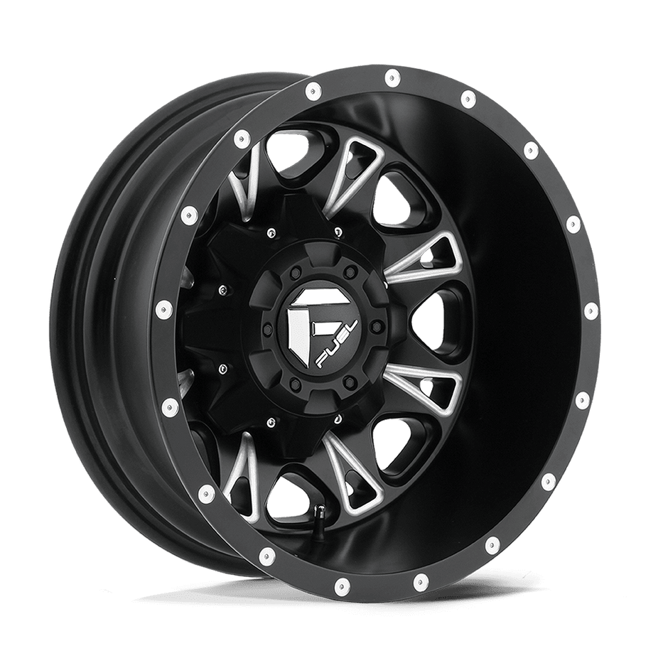 Fuel 1PC D513 Throttle 17x6.5 8x165.1 MT-BLK-MIL - D513176582R
