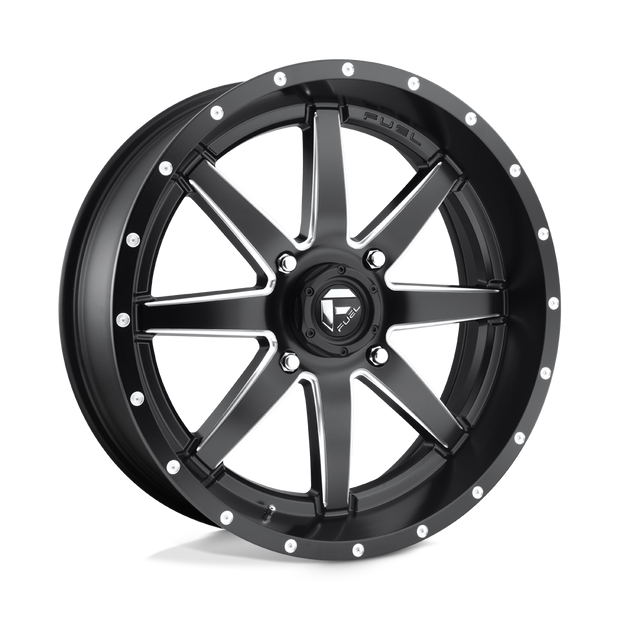 Fuel UTV D538 Maverick UTV 20x7 4x156 MT-BLK-MIL - D5382070A544