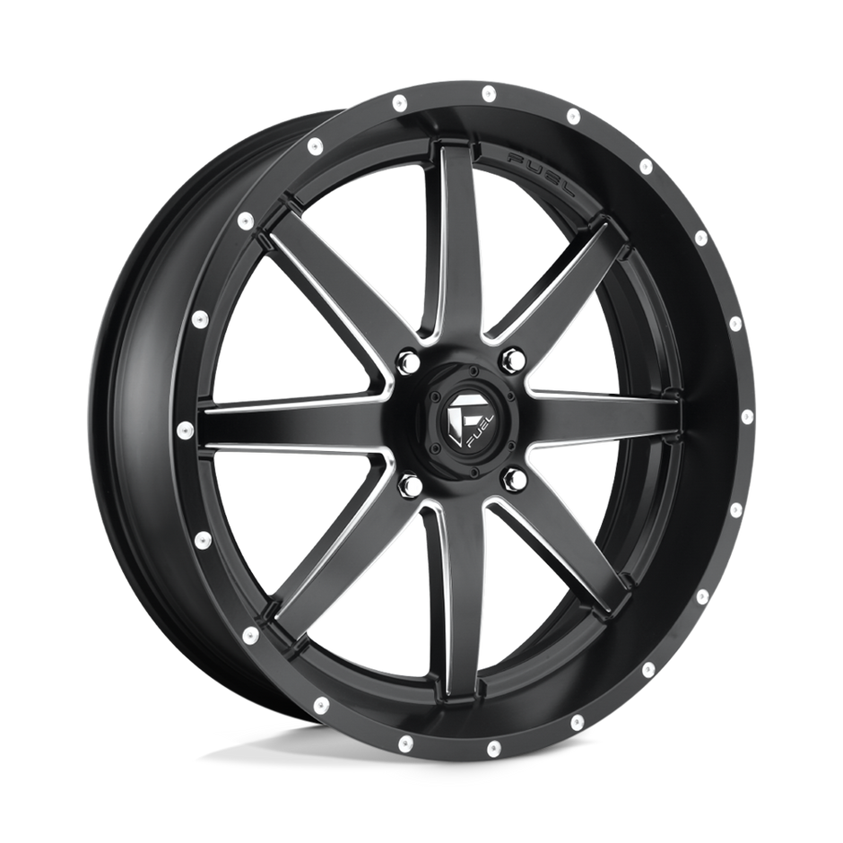 Fuel UTV D538 Maverick UTV 14x7 4x156 MT-BLK-MIL - D5381470A554