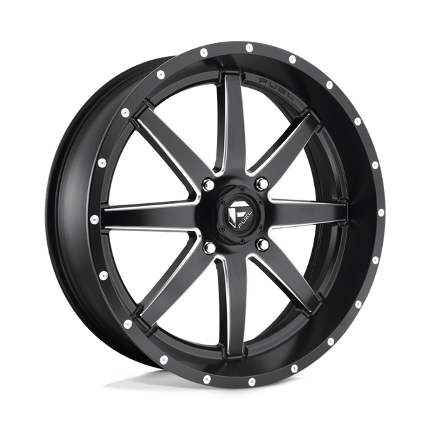 Fuel UTV D538 Maverick UTV 16x7 4x156 MT-BLK-MIL - D5381670A544
