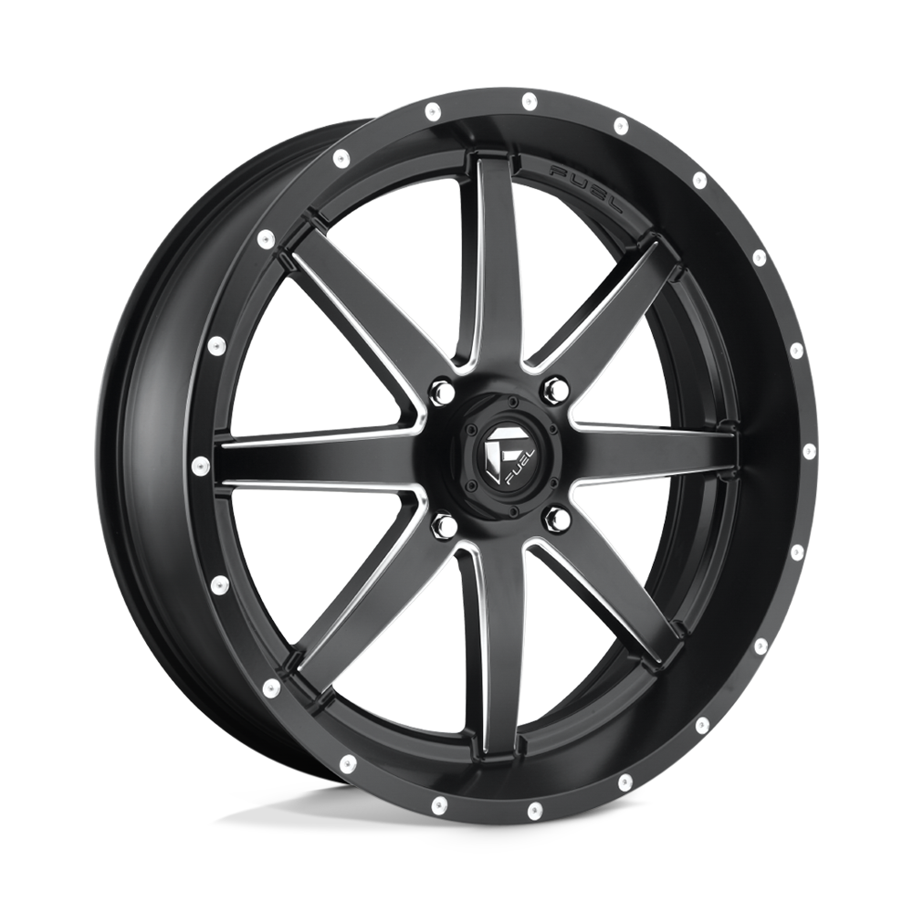 Fuel UTV D538 Maverick UTV 14x7 4x137 MT-BLK-MIL - D5381470A654