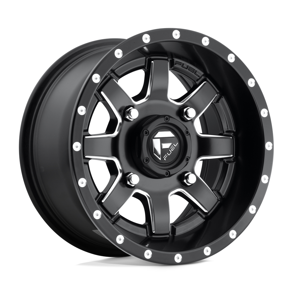 Fuel UTV D538 Maverick UTV 14x7 4x156 MT-BLK-MIL - D5381470A544