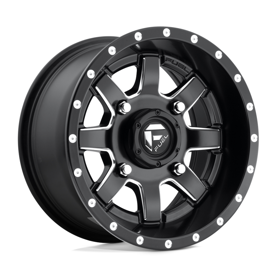 Fuel UTV D538 Maverick UTV 14x7 4x156 MT-BLK-MIL - D5381470A544
