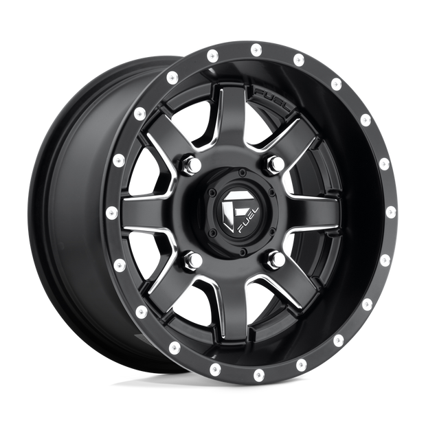 Fuel UTV D538 Maverick UTV 14x7 4x156 MT-BLK-MIL - D5381470A544