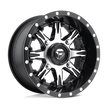 Fuel UTV D541 Nutz UTV 14x7 4x110 MT-BLK-MACH - D5411470A444