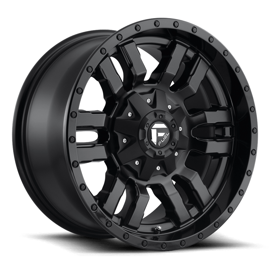 Fuel 1PC D596 Sledge 18x9 6x135/6x139.7 MT-BLK-GBL - D59618909845