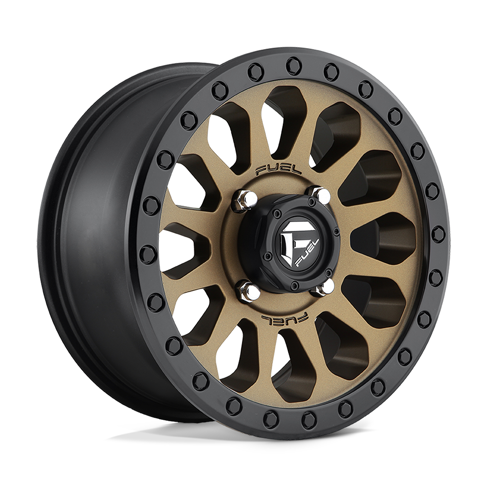 Fuel UTV D600 Vector UTV 15x7 4x156 MT-BRNZ-BBR - D6001570A544