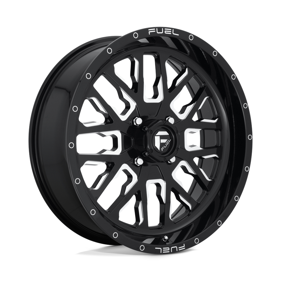 Fuel UTV D611 Stroke UTV 20x7 4x156 GL-BLK-MIL - D6112070A544