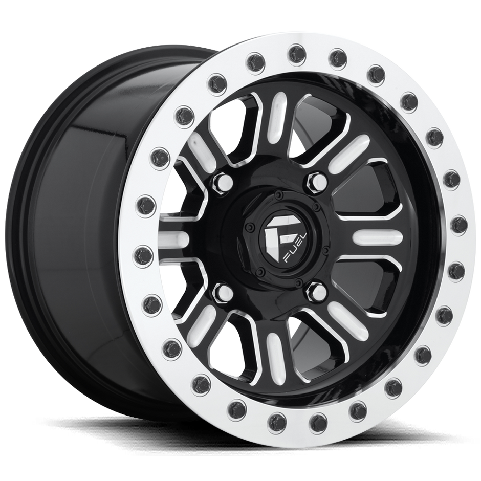 Fuel UTV D910 Hardline UTV Beadlock 15x7 4x156 GL-BLK-MIL - D9101570A554