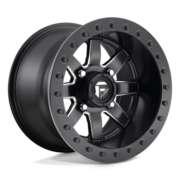Fuel UTV D928 Maverick UTV Beadlock 14x8 4x156 MT-BLK - D9281480A545