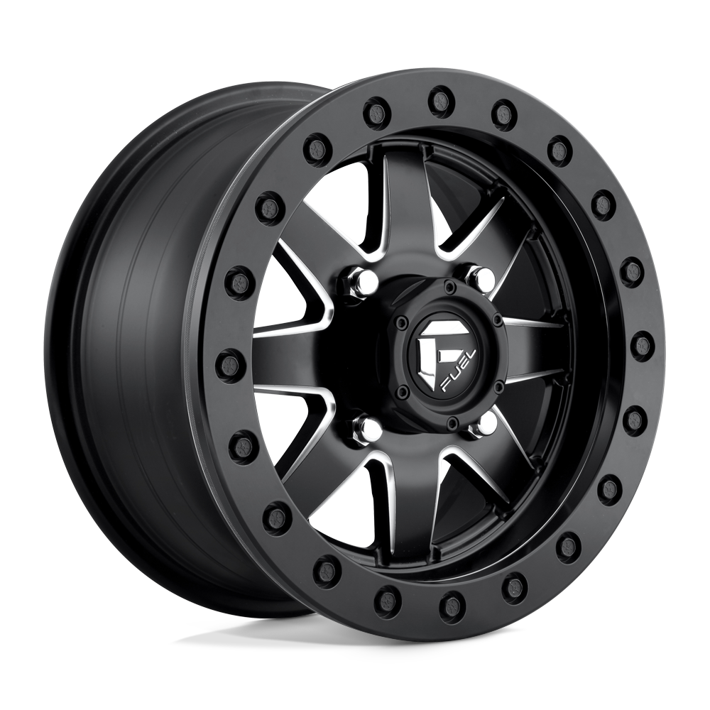 Fuel UTV D938 Maverick UTV Beadlock 15x7 4x137 MT-BLK-MIL - D9381570A654