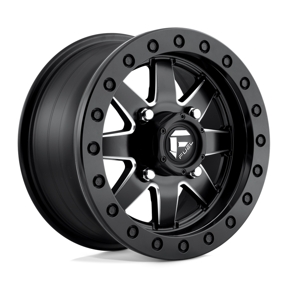 Fuel UTV D938 Maverick UTV Beadlock 15x7 4x137 MT-BLK-MIL - D9381570A654