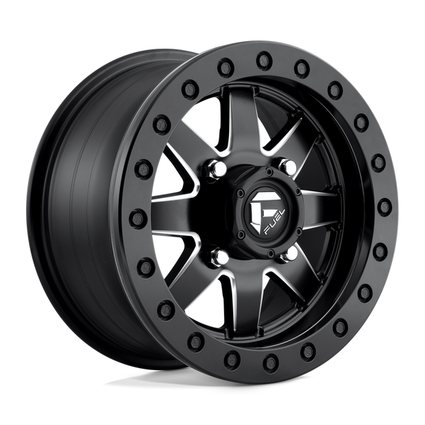 Fuel UTV D938 Maverick UTV Beadlock 15x7 4x137 MT-BLK-MIL - D9381570A654