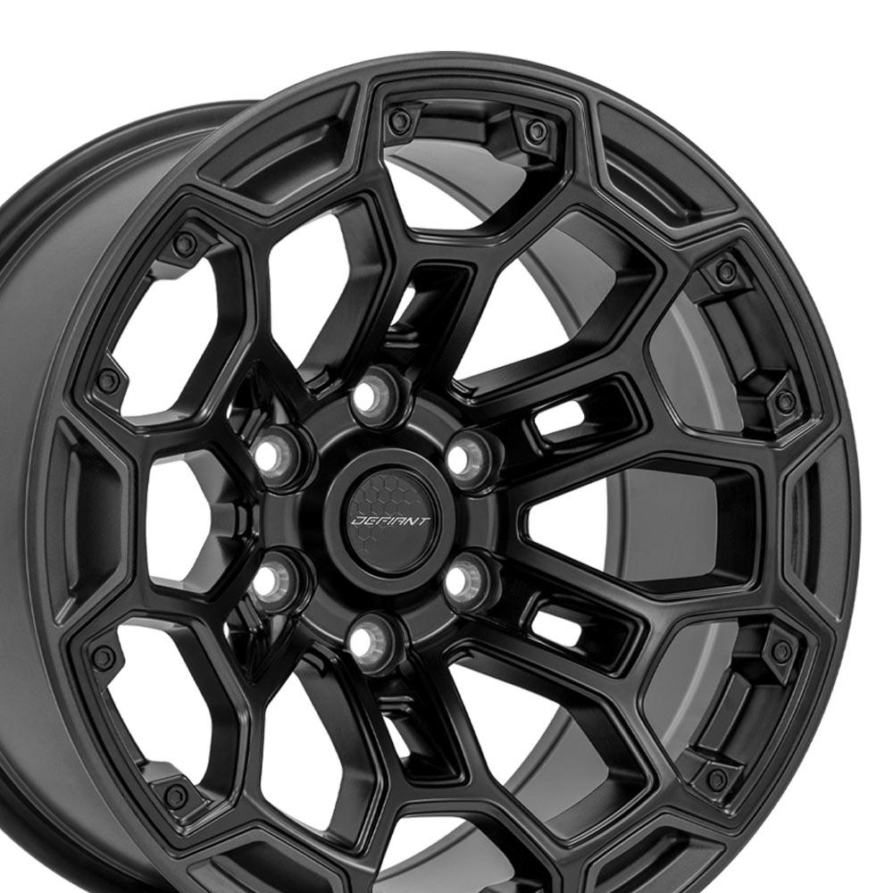 DEFIANT DEFIANT DF03 18x9 6x139.7 -12et in Satin Black w/ Satin Charcoal - DF03-18090-6550-12B1G1