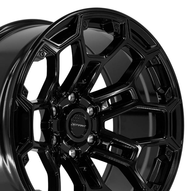 DEFIANT DEFIANT DF03 20x9 6x139.7 -12et in Gloss Black - DF03-20090-6550-12B