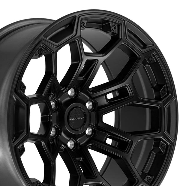 DEFIANT DEFIANT DF03 20x9 6x139.7 -12et in Satin Black w/ Satin Charcoal - DF03-20090-6550-12B1G1