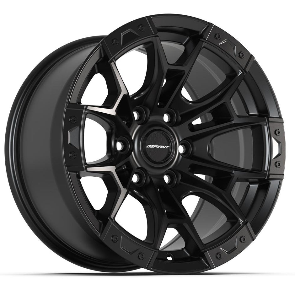 DEFIANT DEFIANT DF04 17x9 6x135mm +12et in Satin Black - DF04-17090-6135-12B1