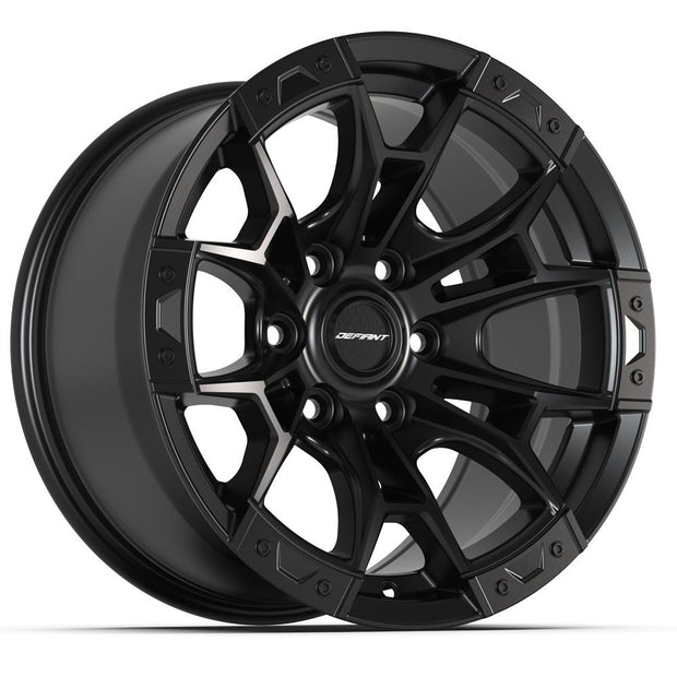 DEFIANT DEFIANT DF04 17x9 6x135mm +12et in Satin Black - DF04-17090-6135-12B1