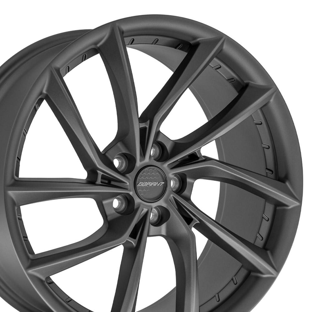DEFIANT DEFIANT DF06 20x9 5x120mm +35et in Dark Satin Charcoal - DF06-20090-5120-35G1