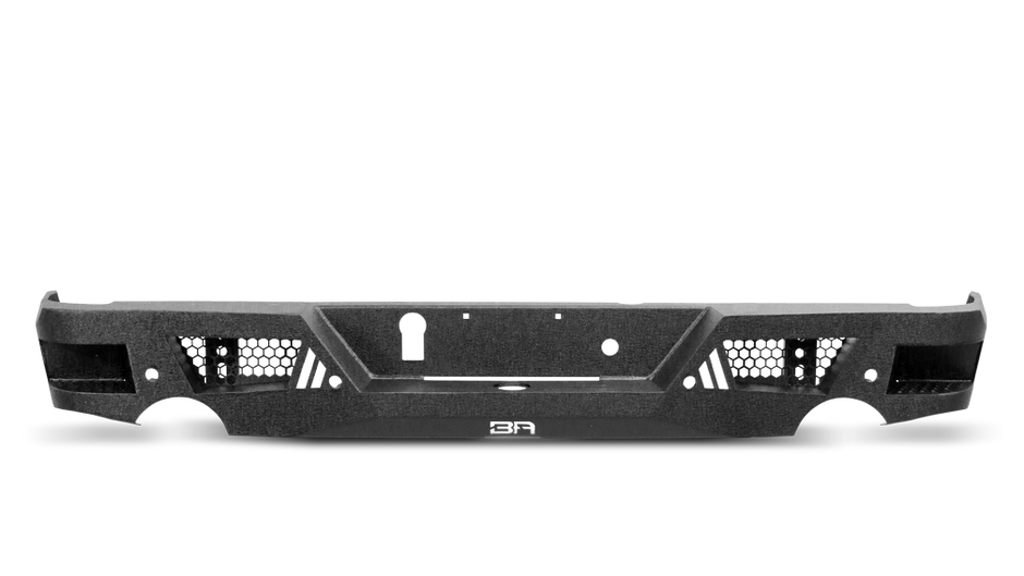 2009-2018 DODGE RAM 1500 ECO SERIES REAR BUMPER FITS DUAL REAR EXHAUST ONLY (INCL. 2019-2024 RAM 1500 CLASSIC) - DG-2964