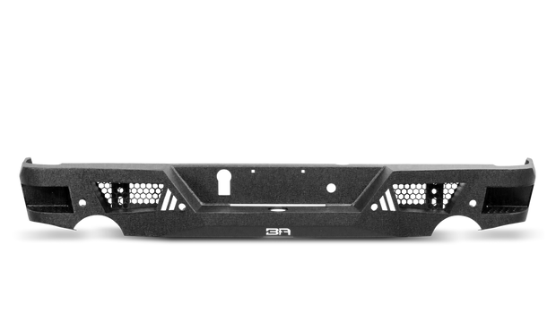 2009-2018 DODGE RAM 1500 ECO SERIES REAR BUMPER FITS DUAL REAR EXHAUST ONLY (INCL. 2019-2024 RAM 1500 CLASSIC) - DG-2964