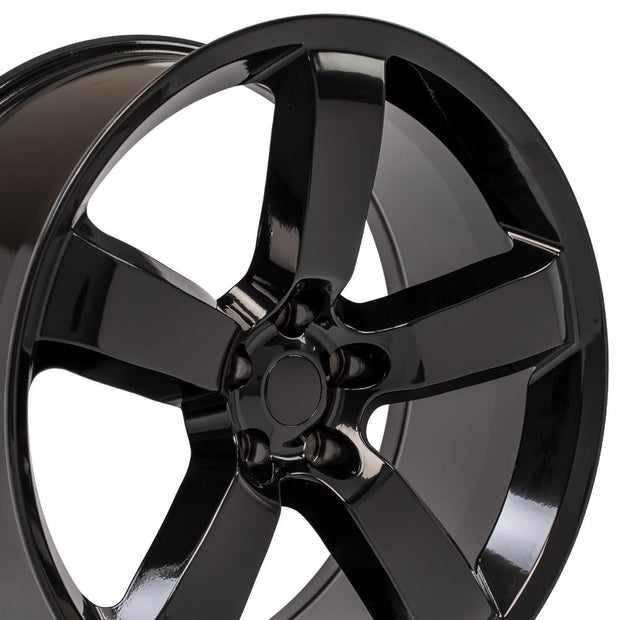 OE Wheels 20" Replica DG04 fits Dodge Charger SRT 20x9 Black - DG04-20090-5115-20B