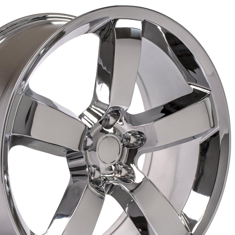 OE Wheels 20" Replica DG04 fits Dodge Charger SRT 20x9 Chrome - DG04-20090-5115-20C