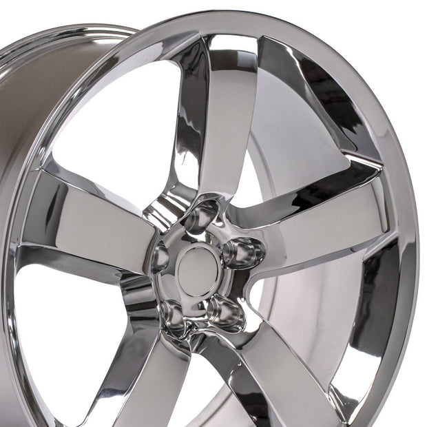 OE Wheels 20" Replica DG04 fits Dodge Charger SRT 20x9 Chrome - DG04-20090-5115-20C