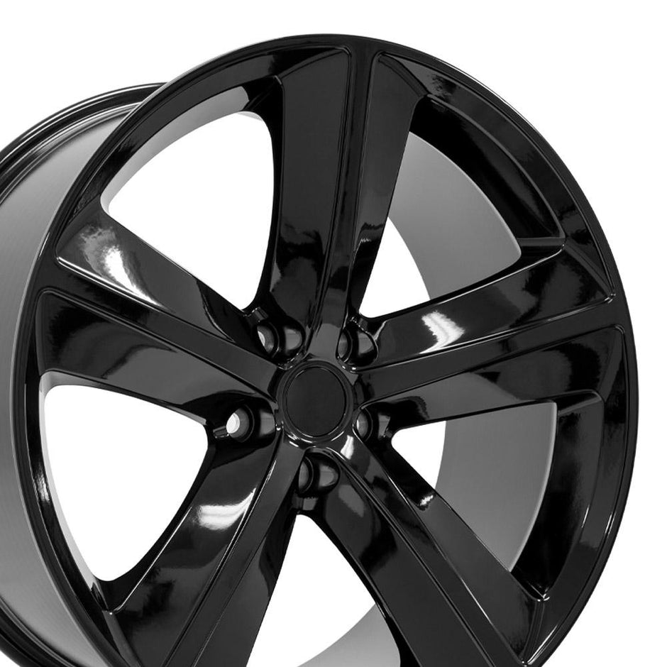 OE Wheels 20" Replica DG05 fits Dodge Charger SRT 20x9 Black - DG05-20090-5115-20B