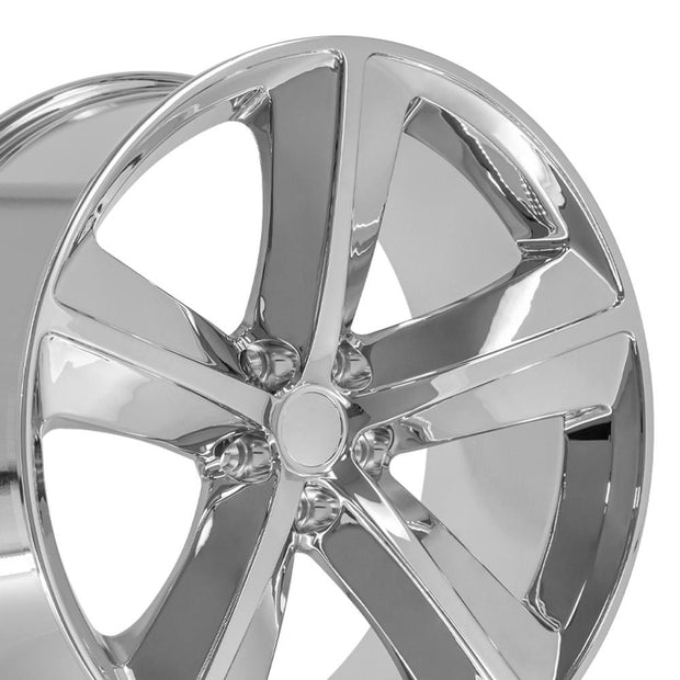 OE Wheels 20" Replica DG05 fits Dodge Charger SRT 20x9 Chrome - DG05-20090-5115-20C