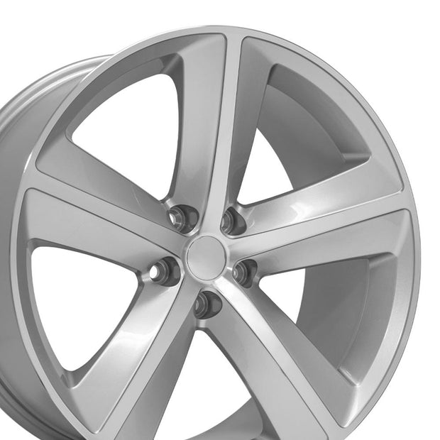 OE Wheels 20" Replica DG05 fits Dodge Charger SRT 20x9 Silver - DG05-20090-5115-20MS