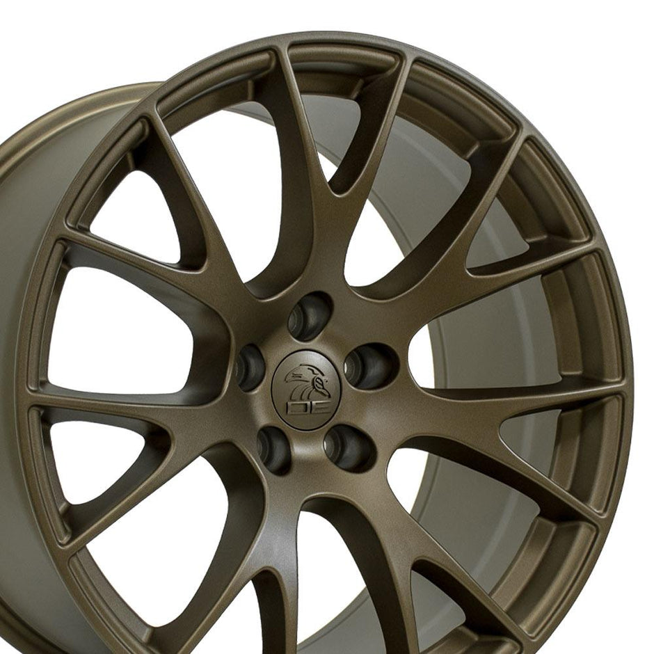 OE Wheels 20" Replica DG15 fits Dodge Hellcat 20x10 Bronze - DG15-20100-5115-18BR