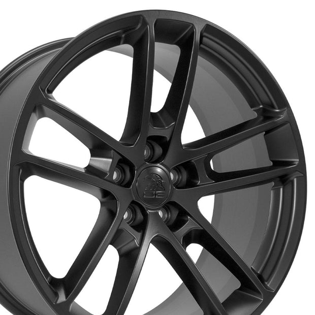 OE Wheels 20" Replica DG23 fits Dodge Challenger 20x9 Satin Black - DG23-20090-5115-18B1